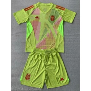 Argentina Portiere Seconda Maglia Bambino Copa America 2024 Manica Corta (+ Pantaloni corti)